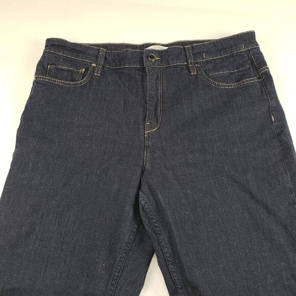 Dorothee Schumacher Straight Leg Jean Womens 5 US 10 Blue Dark Wash High Rise - Picture 3 of 13